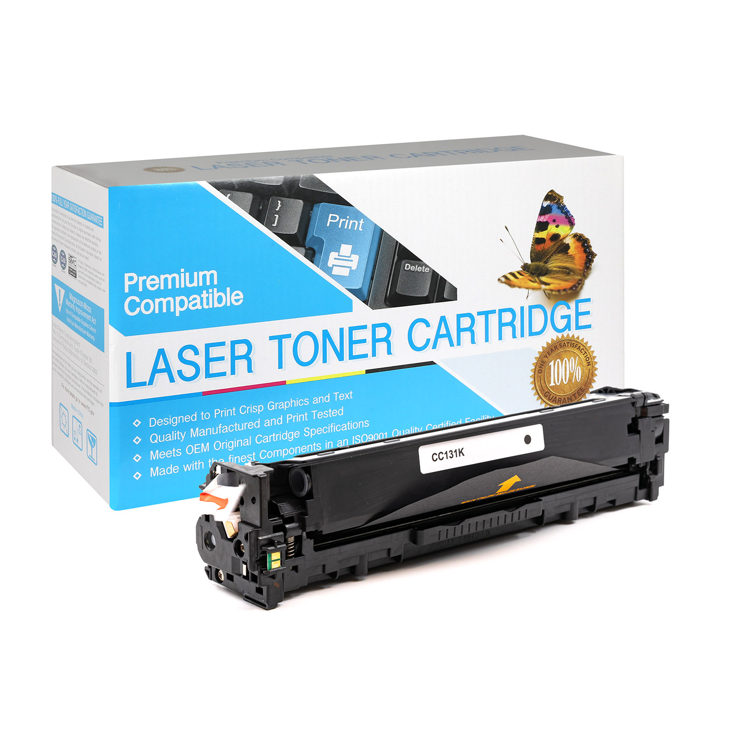 Canon 6273B001AA/131 II High Yield Compatible Toner- Black