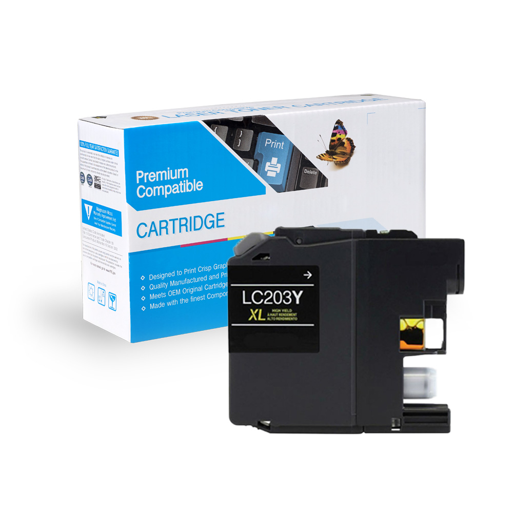 Brother LC203Y Yellow High Yield Ink Cartridge 