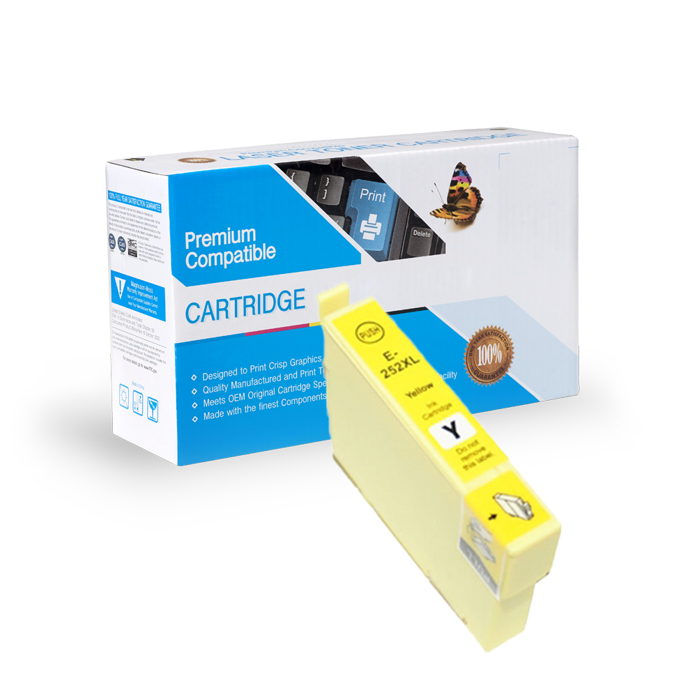 Epson (252XL) T252XL420 Yellow Inkjet Cartridge 